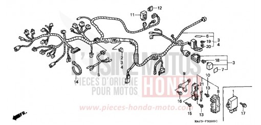 WIRE HARNESS (ST1100) ST1100V de 1997